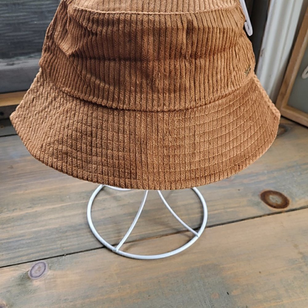 Jessica Simpson Brown Corduroy Bucket Hat